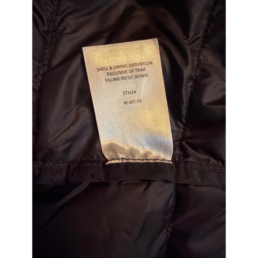 Quince Women’s Black Lightweight Down Puffer Jacket Size Small Packable - Picture 7 of 11